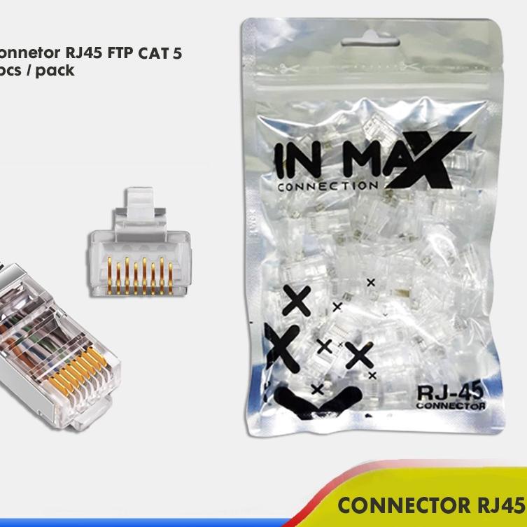 ♪ Konektor Rj45 / Connector RJ45 FTP CAT5e Konektor Rj45 Besi ☀