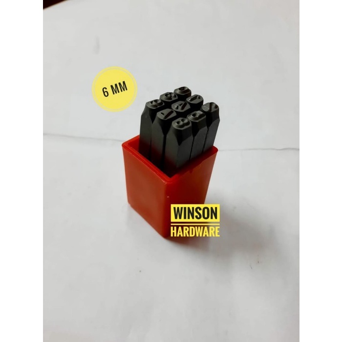 

Best Seller Alat Ketok Angka Nomor 6Mm - Number Stamp Punch Set 6 Mm