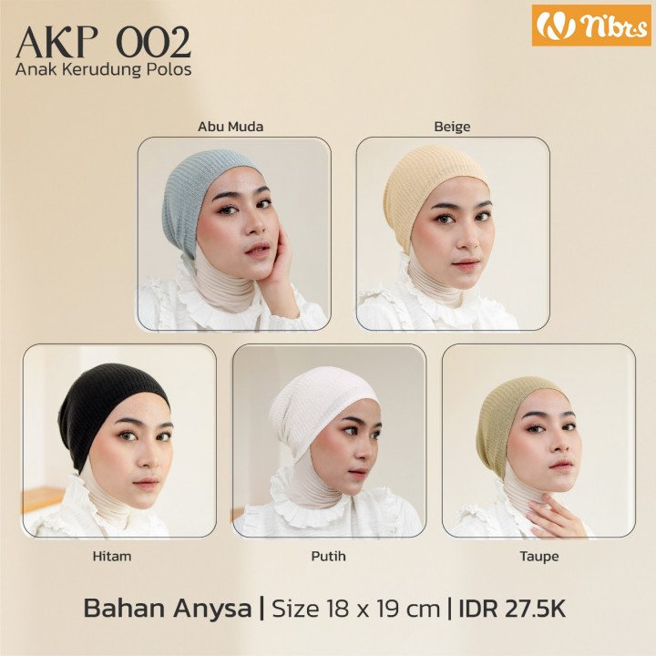 INNER NIBRAS AKP 002 / INNER HIJAB NIBRAS ORI / NIBRAS TERBARU / DALEMAN JILBAB WANITA MUSLIMAH / CI