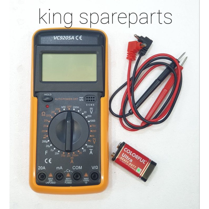 MULTITESTER MULTIMETER AVOMETER DIGITAL VC9205A