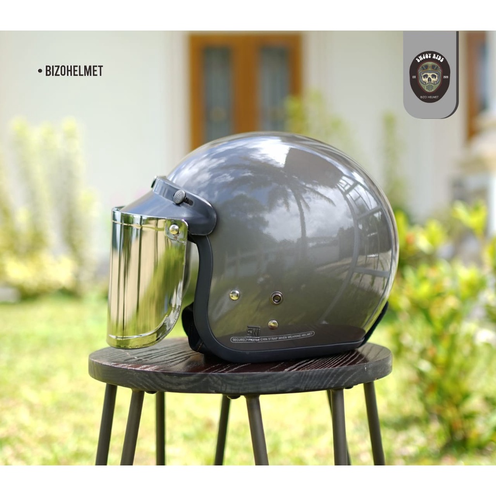 Helm Bogo Dewasa pria/wanita kualitas original sni gloassy/dof flat injak