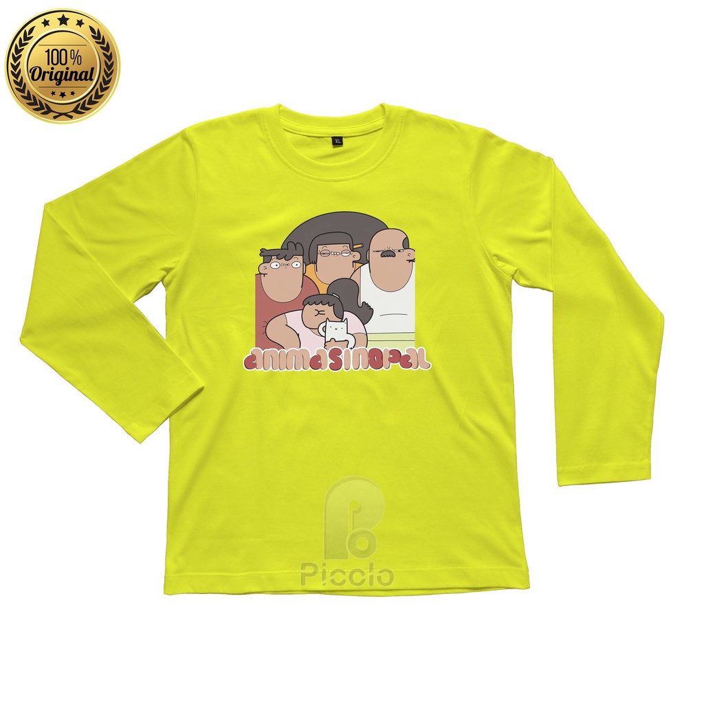 (FREE NAMA) BAJU KAOS ATASAN LENGAN PANJANG ANAK MOTIF KARTUN ANIMASI NOPAL UNISEX Bahan COTTUN