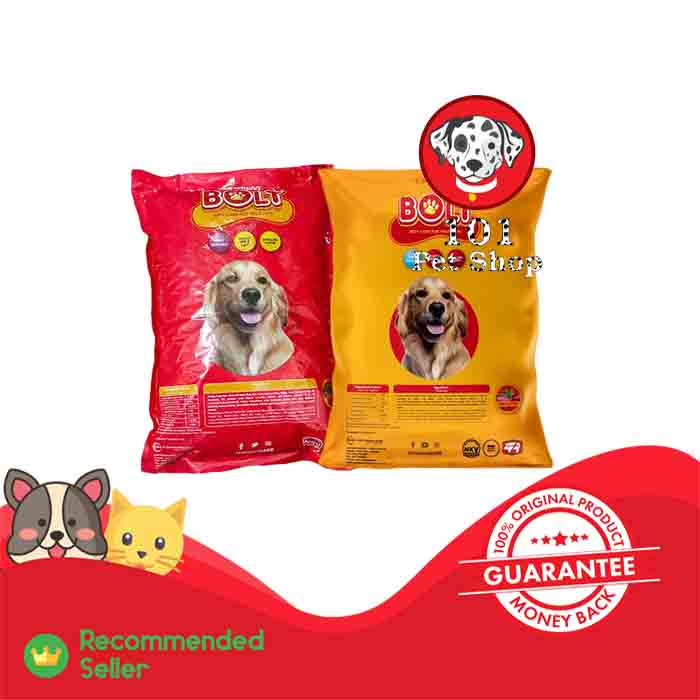 MAKANAN ANJING BOLT DOG BEEF 1KG