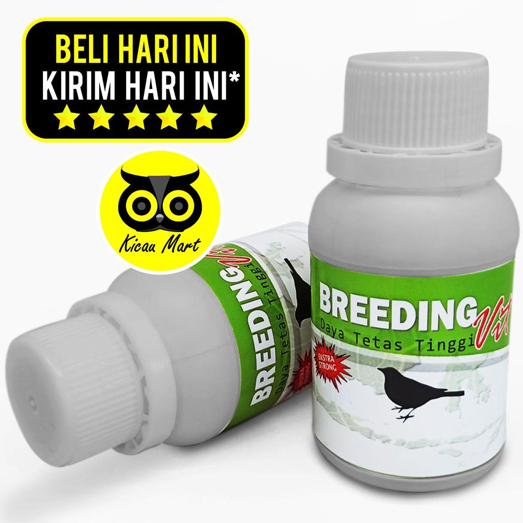 VITAMIN BREEDING VIT GOC OBAT TERNAK BURUNG LOVEBIRD LOVE BIRD KENARI MURAI KACER TETAS TELUR BVITGO