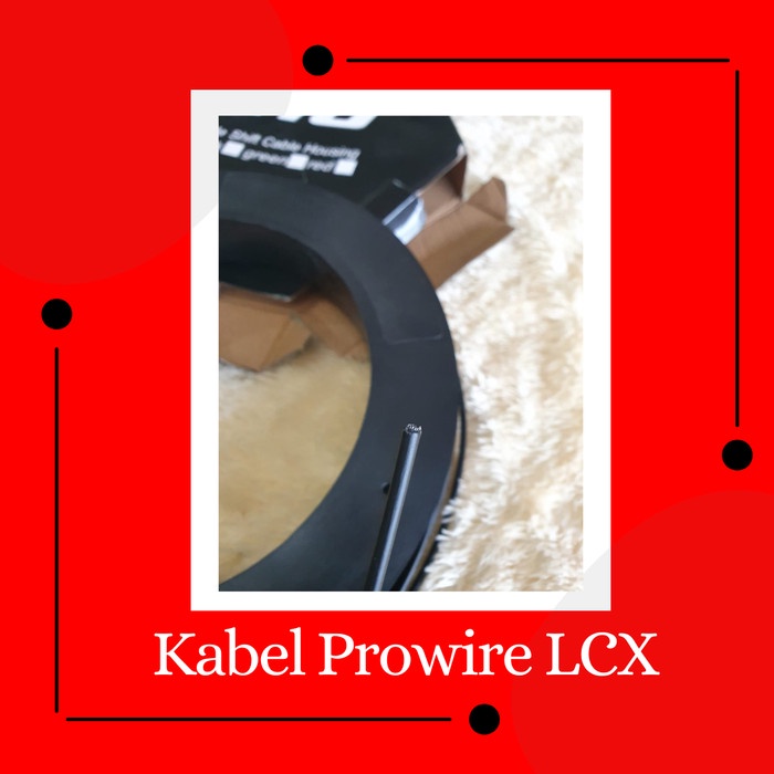 Kabel Prowire LCX Cable Housing Jagwire Outer Shifter Hitam per Roll