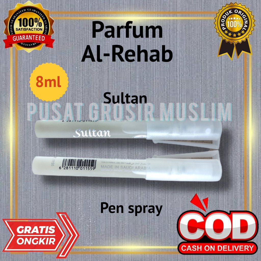 Promo TERMURAH Parfum AL Rehab AlRehab PEN Spray 8ML , Al Rehab Original Asli Arab Saudi !!!