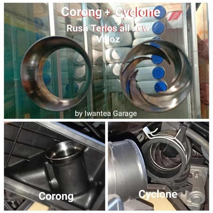 Corong dan Cyclone sepaket Rush Terios All New