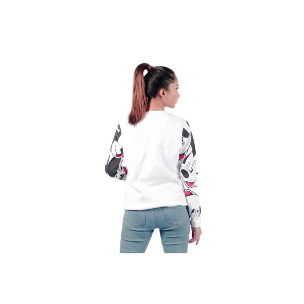 Sweater Wanita Oversize Distro Korean Style Bahan Tebal Kekinian Warna Putih Rajut Polos Basic Jumbo Long Sleeve Shirt Mickey Mouse M L Original Model Terbaru 2023 Bisa COD Garansi Promo Shopee