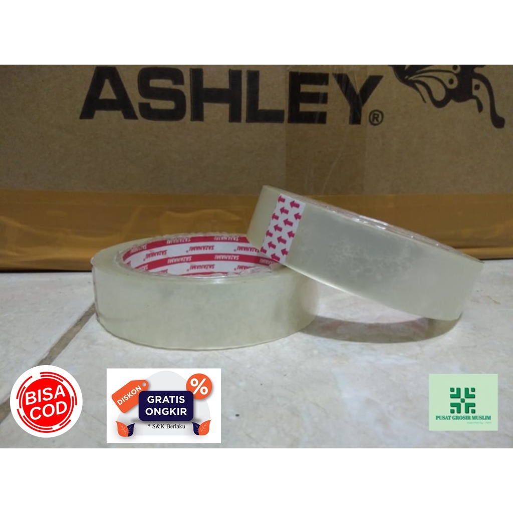 

Promo Isolasi bening 1" Inch 24mm x 72 Yard selotip solasi lakban tape