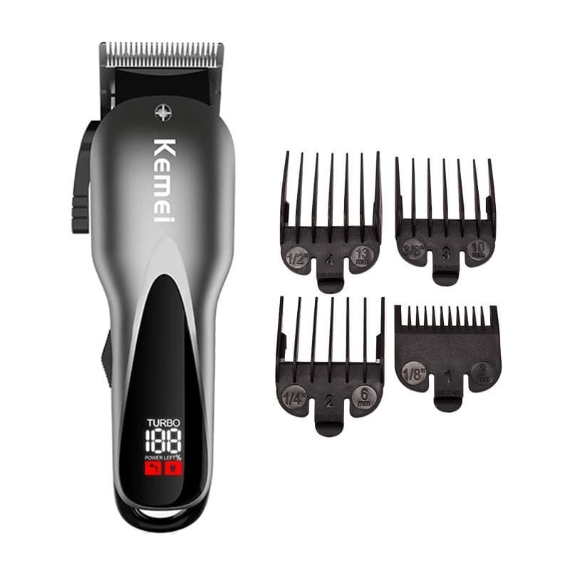 MESIN CUKUR RAMBUT PORTABLE KEMEI KM-1929 HAIR CLIPPER PROFESIONAL LED DISPLAY BERGARANSI