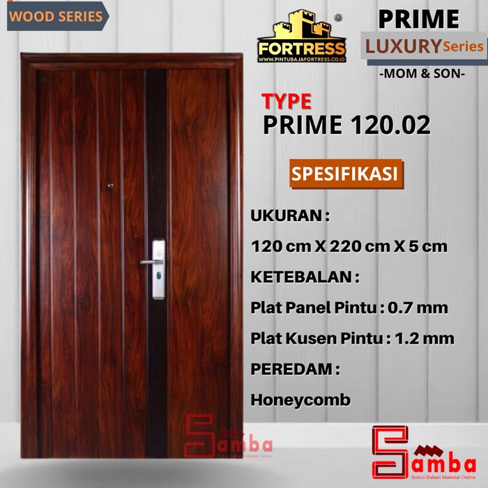 Termantab] PINTU BAJA FORTRESS PRIME 120.02 MOTHER & SON PINTU RUMAH PLAT BAJA