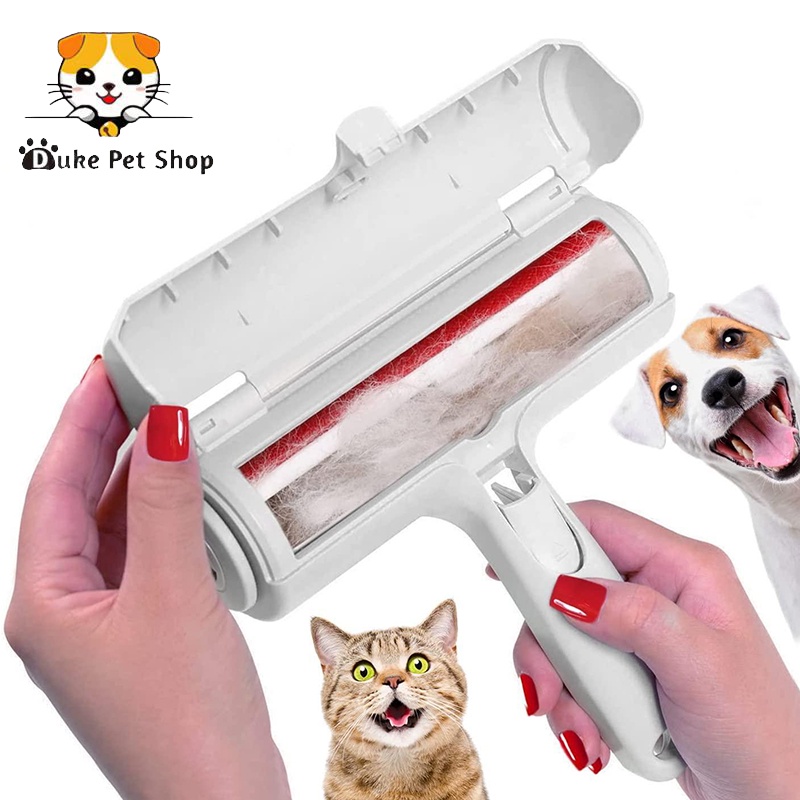 Pembersih Bulu Kucing/Anjing PET HAIR REMOVAL yaitu Lint Roller Portable Jangka Panjang (Lifetime Use) untuk Pembersih Baju/Pakaian
