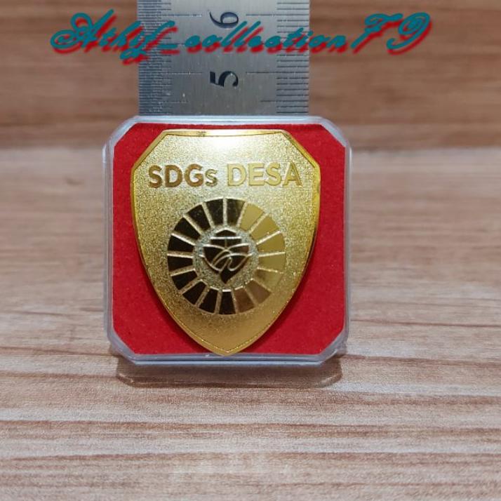Cek Disini Pin Kemendes SDGs Kuningan Magnet Pin SDGs Kemendes Magnet + Box Pin