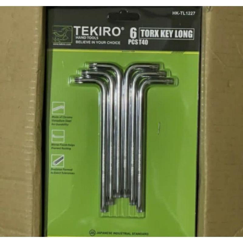 Kunci L bintang T40 TEKIRO , kunci L cakram Honda
