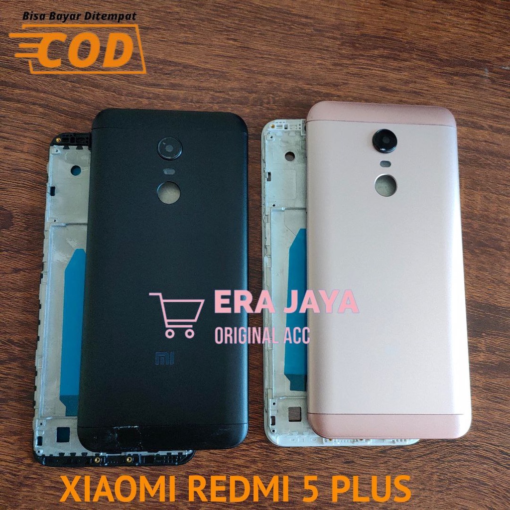 XIAOMI REDMI 5 PLUS - Casing Fullset Hp Xiaomi Redmi 5 Plus Backdoor Tutup Belakang + Frame Lcd Tula