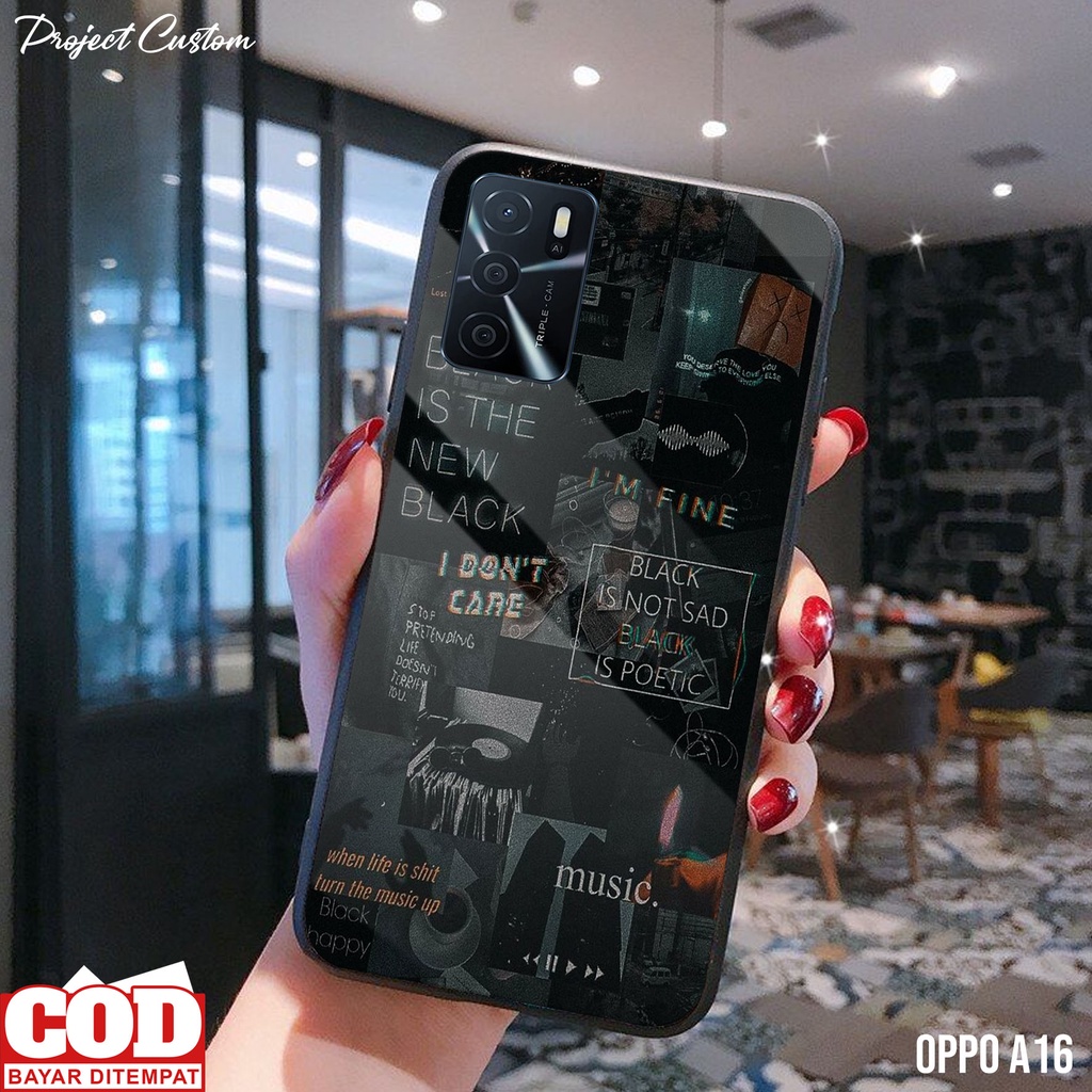 Case OPPO A16 - Casing Hp OPPO A16 Terbaru [ Aesth-01 ] Silikon OPPO A16 - Kesing Hp - Softcase Hp -
