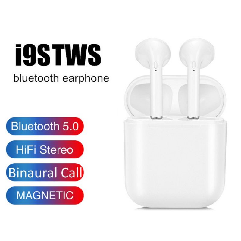 Headset Bluetooth i9S-TWS Earphone Bluetooth i9S TWS Handsfree TWS i9S