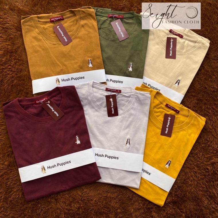MURAH Kaos Hush Puppies Branded Baju Hush Puppies Pria Wanita Orig1n4l Hush Puppies Lengan Pendek Po