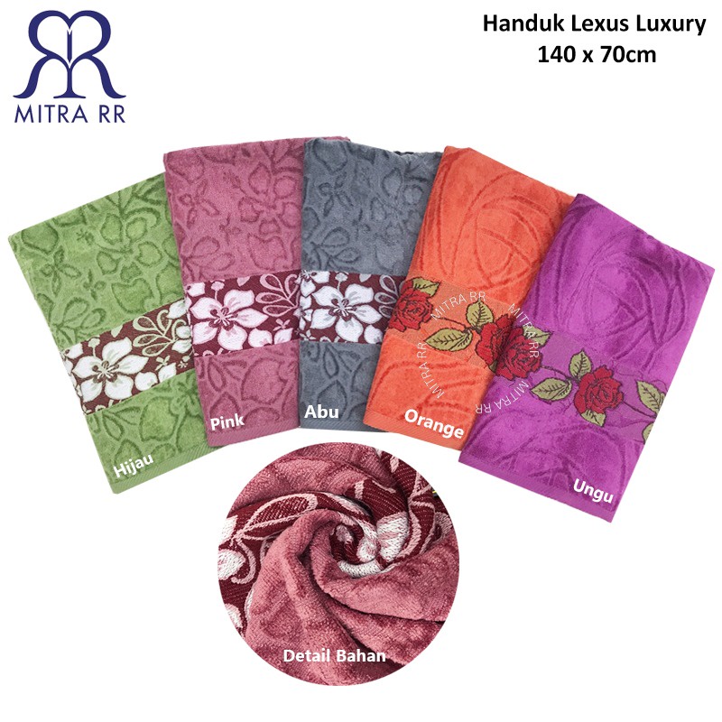 Handuk Lexus Luxury Ukuran Besar  70 x 140 cm / Ukuran Jumbo 90 x 150 cm Handuk Mewah Tebal Ukuran Besar dan Jumbo Toyoterry