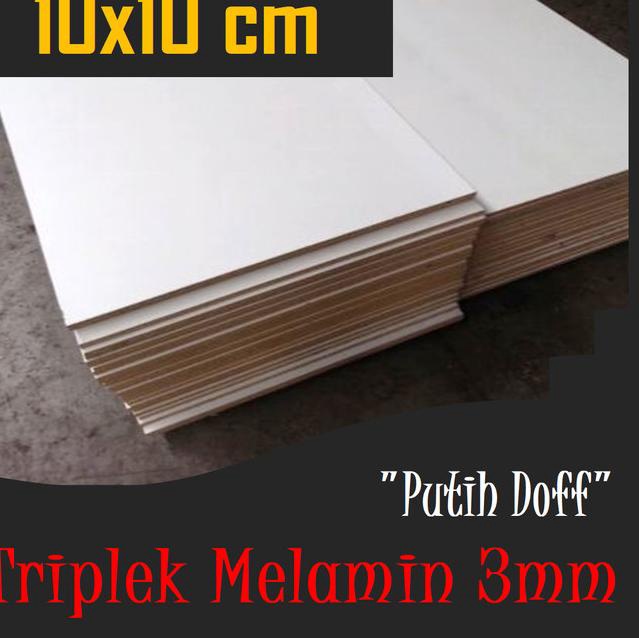 ☝ TRIPLEK MELAMIN 3mm 100x50 cm ( isi 3pcs ) ✫