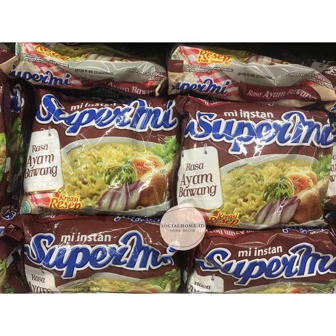 

Supermi Ayam Bawang 75 gr Mie Instan