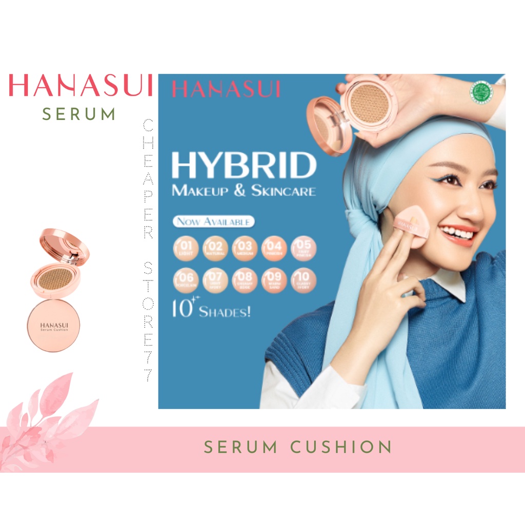 HANASUI -  CUSHION 15gr - SERUM CUSHION - 10 VARIANCE SHADE