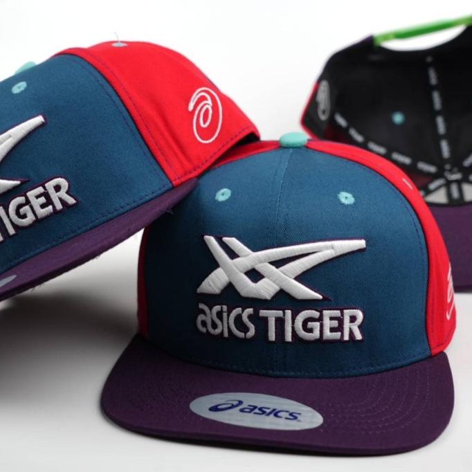 Topi Snapback Original Import Asics Tiger Unisex Hat