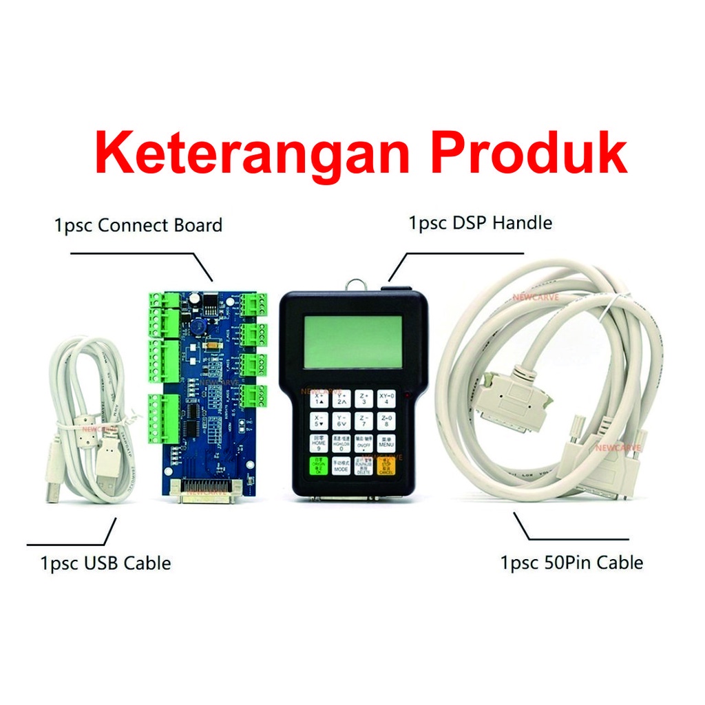 [HAEBOT] DSP 0501 0501HDDC Controller Kontroler Offline CNC 3 Axis USB Controler Mesin Router Laser CO2 Tanpa Computer