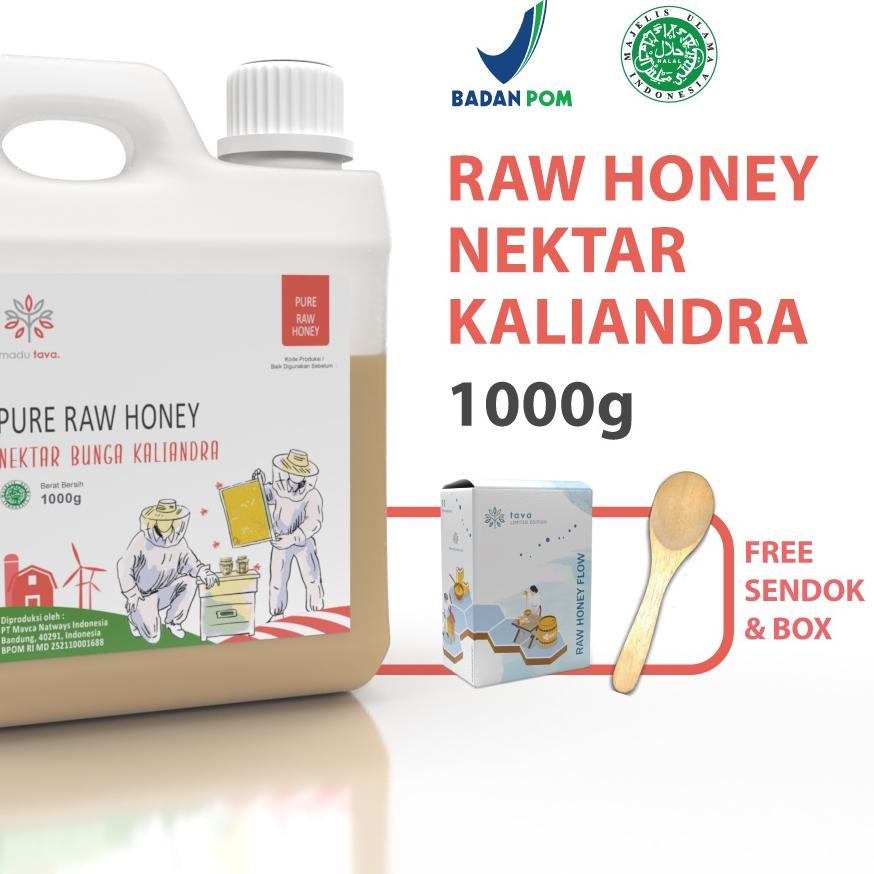 

۝ Asli Murni 1kg Tava Grade A Nektar Kaliandra 100% Alami Pure Natural Raw Honey ♡