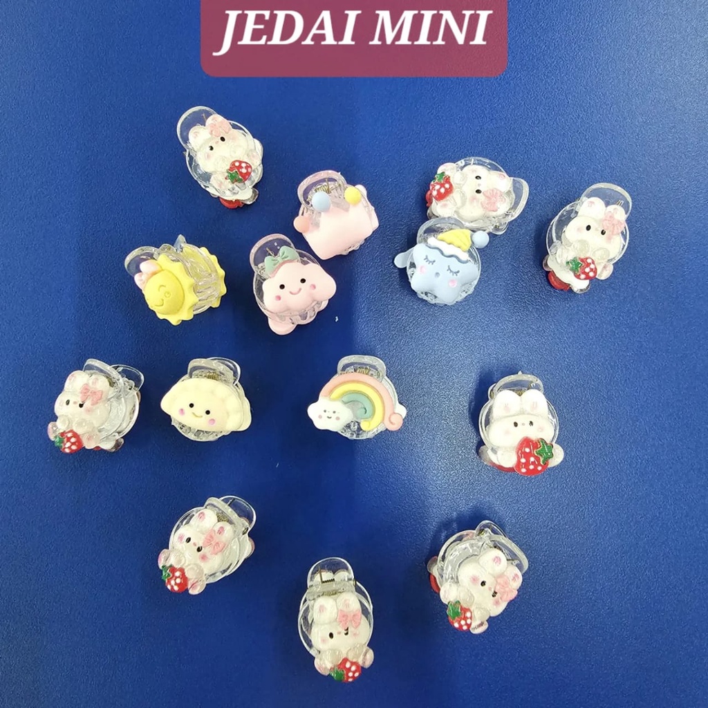 BAJUKIDDIE JEDAI MINI JEPIT PONI ANAK CEWEK AKSESORIS RAMBUT LUCU FASHION KOREA IMPORT KAWAII