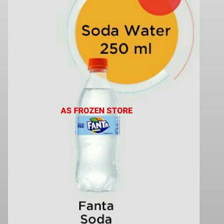 

Cepaat Fanta Soda Water Pet 250ml / Fanta Air Soda Tawar Pet 250ml 1 karton 12 btl