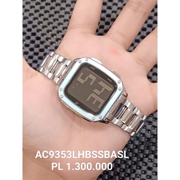 JAM TANGAN ALEXANDRE CHRISTIE DIGITAL AC9353 | AC DIGI 9353 RANTAI ORIGINAL