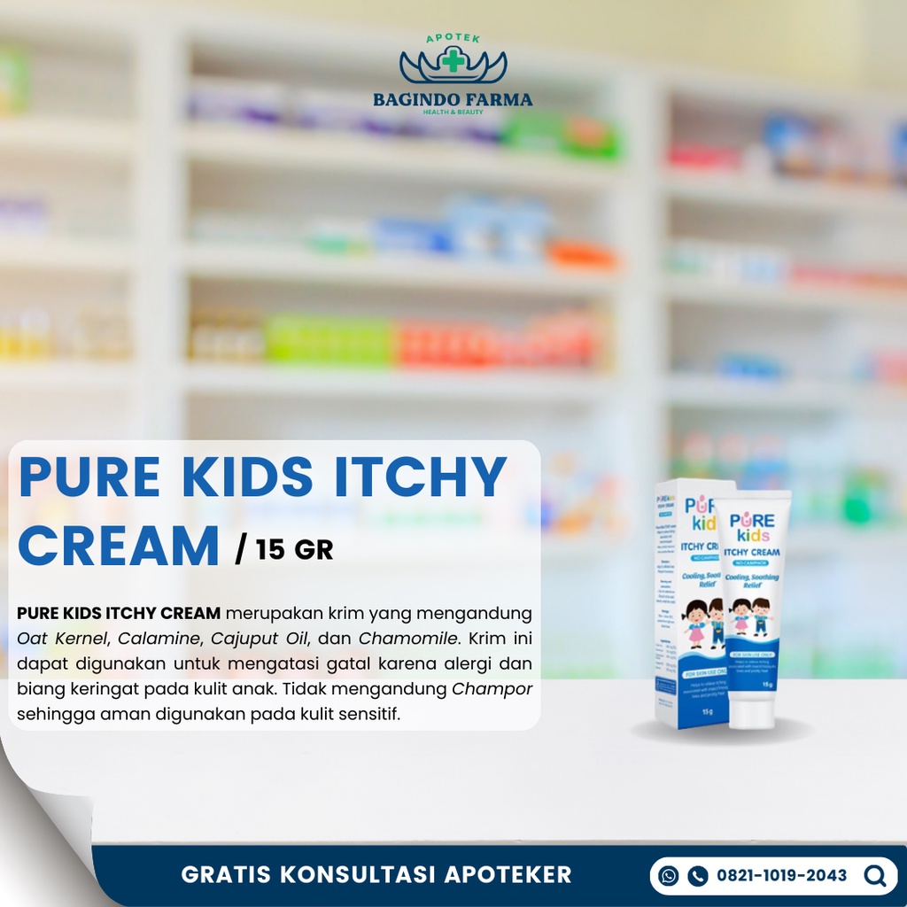 PURE KIDS ITCHY CREAM 15 GR