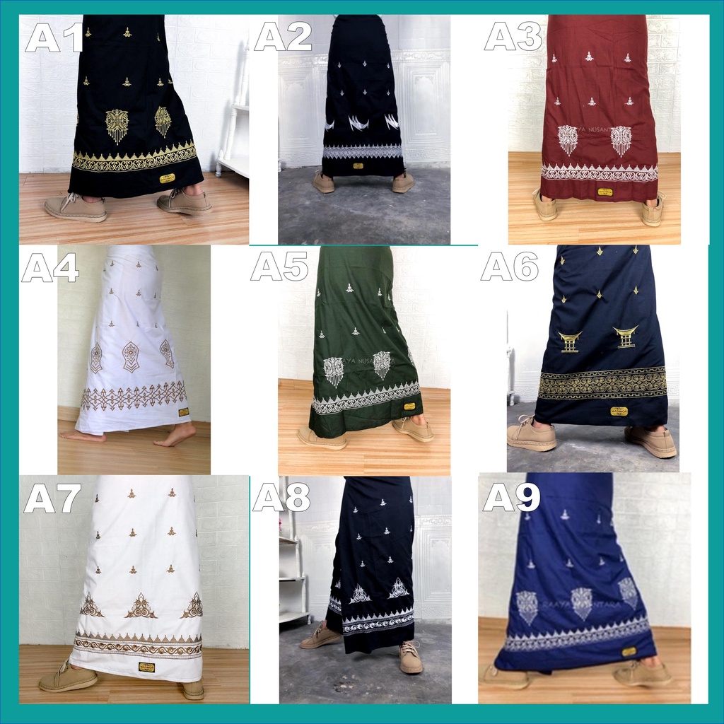 Wadimor - Sarung Wadimor Bordir Motif Kerawang Gayo Putih