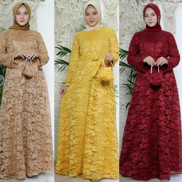 Kebaya Tunik Brokat / Gamis Muslim Dan Pilihan Lain nya