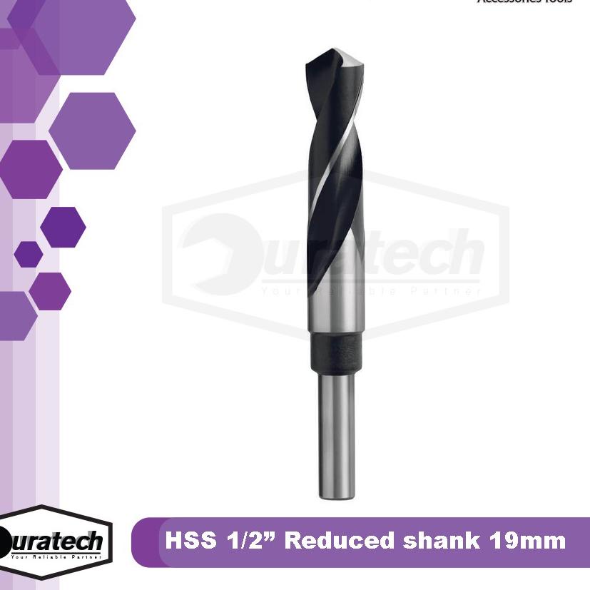 ✦ Mata bor besi mesin bor tangan 19mm / Mata bor reduced shank 1/2inch size 19 mm Benz Werkz ❆
