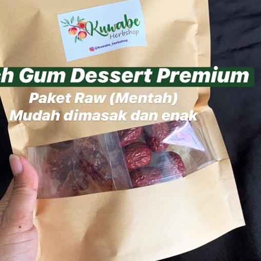 

☚ PEACH GUM DESSERT [Family Pack] / Paket Raw (mentah)/TaoJiao Set (6-7 cups 400ml) ☞