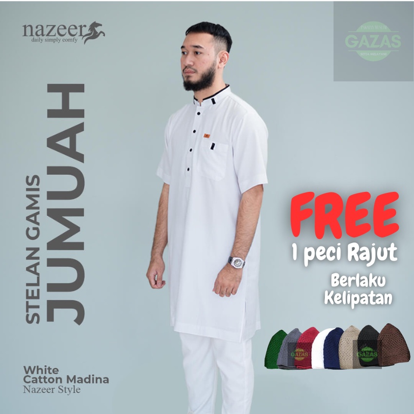 Baju Stelan Setelan Pria Atas Bawah Jumuah/Gamis Pria Jumuah-Setelan Stelan Gamis Pria Dewasa-Gamis 