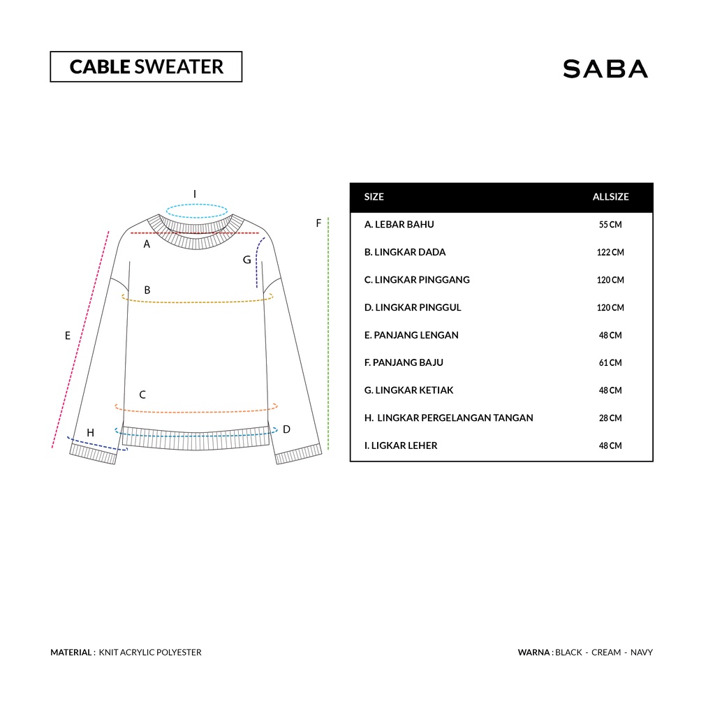 Saba Cable Sweater