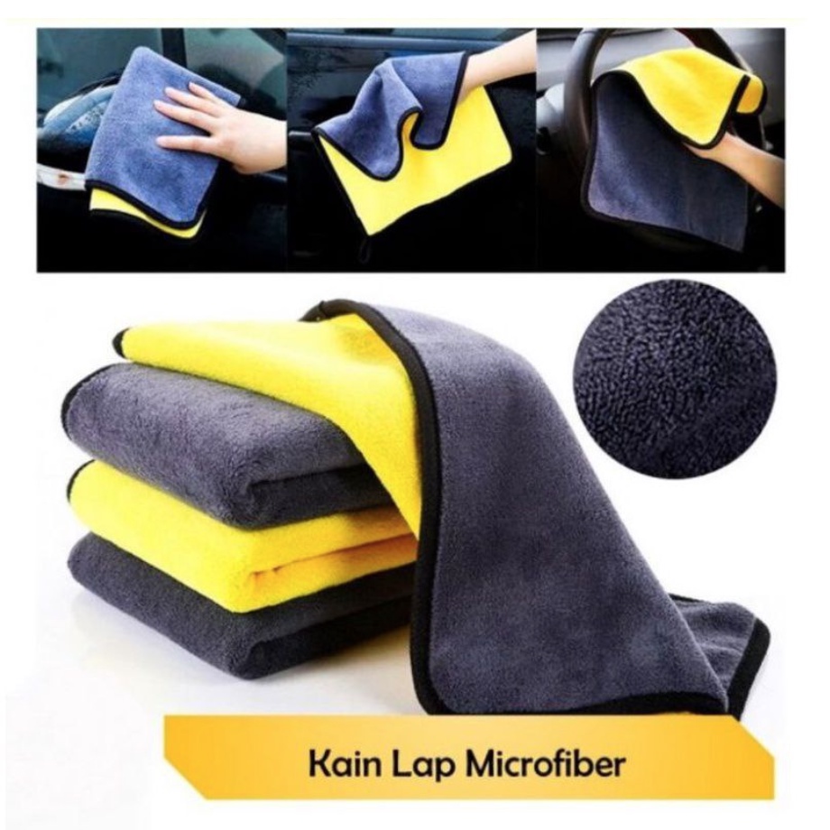 Jual Kain Lap Mobil Microfiber X Cm Sisi Premium Shopee Indonesia