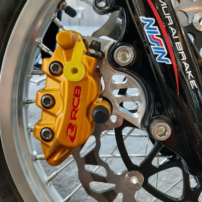 KALIPER RCB SET BRACKET CNC PNP F1ZR FIZR / 125Z / JUPITER Z DISC 300MM CALIPER RACING BOY