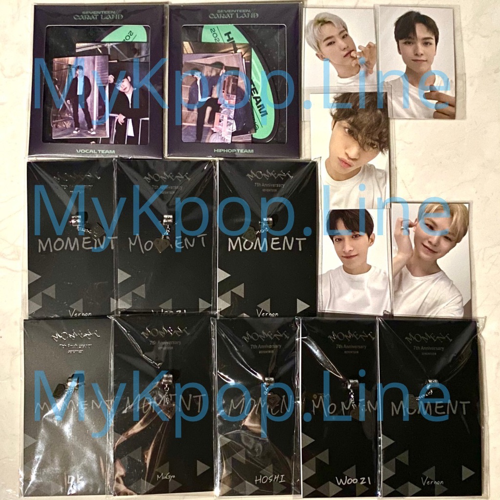 Ready Charm 7th Anniversary Seventeen MD SVT Photocard PC Sealed Fullset Mingyu Hoshi DK Vernon Wooz