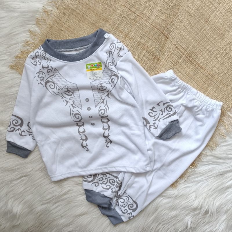 Setelan koko bayi baju muslim bayi  0-12 bulan