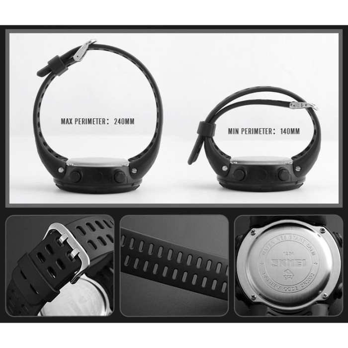 SKMEI Jam Tangan Kompas Digital Pria - 1254
