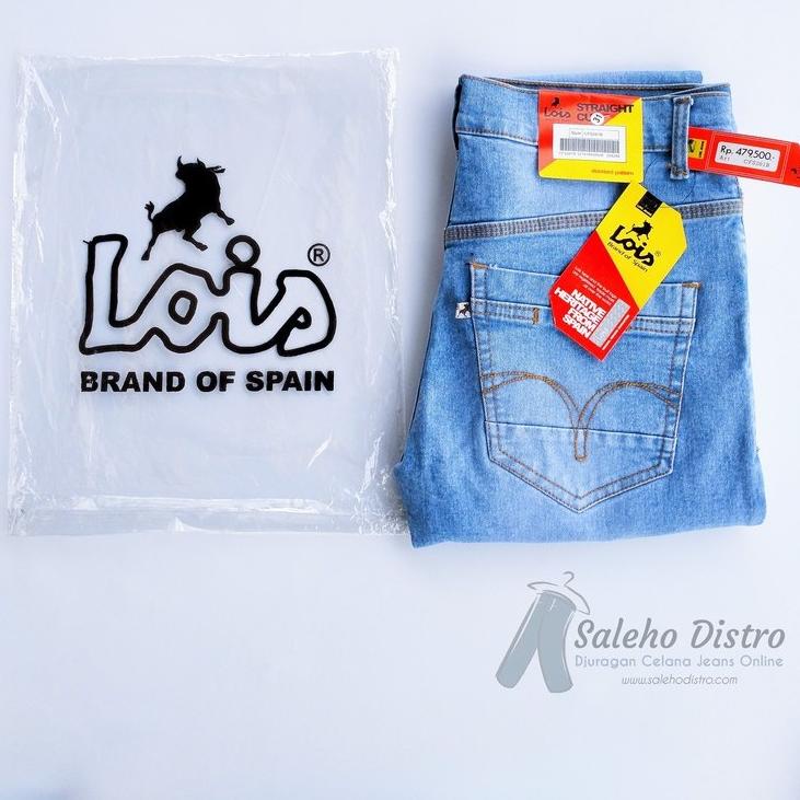 CELANA JEANS LOIS / CELANA JEANS PRIA / CELANA PANJANG PRIA BIRU MUDA [BYR.26Fe23r]