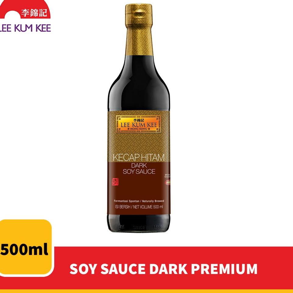 

➴ LEE KUM KEE Soy Sauce Dark Premium Kecap Hitam 500 ml ☉