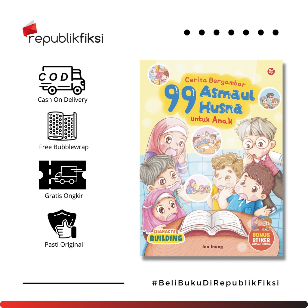 Jual Buku Anak Cerita Bergambar 99 Asmaul Husna - Wahyumedia | Shopee ...