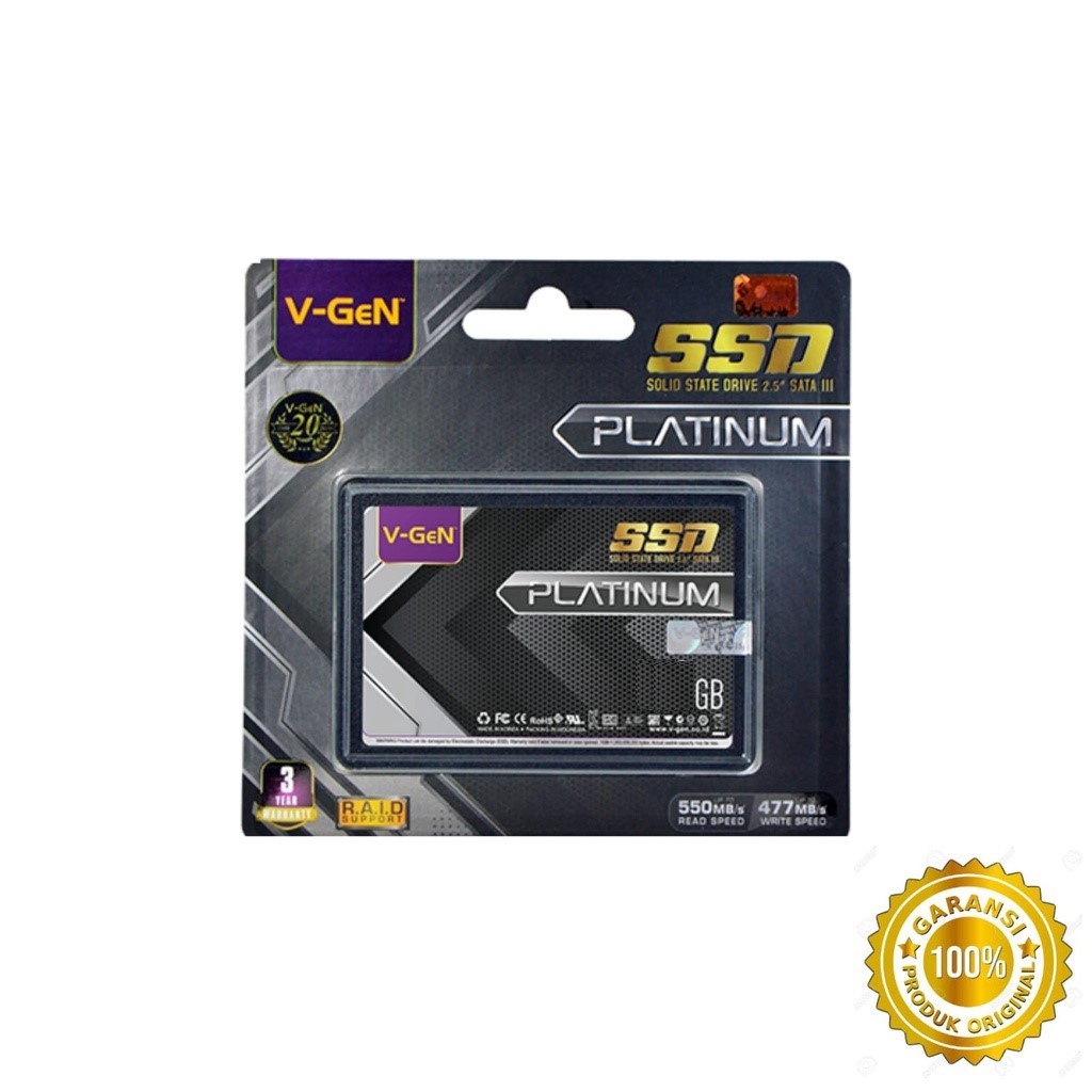 SSD V-GEN PLATINUM 512GB SATA III 2.5&quot; VGEN GARANSI 3 TAHUN