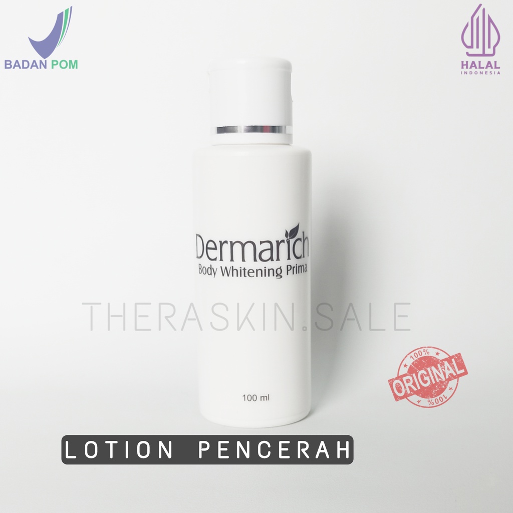 Dermarich Body Whitening Prima Lotion Pemutih Best seller skincare Original Terlaris Harga Pabrik