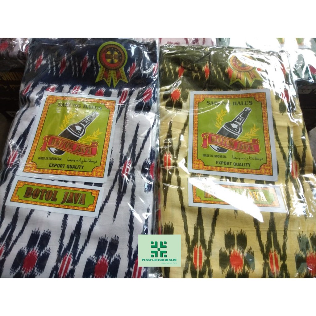 Promo Sarung Goyor Cap Botol Java, Sarung Goyor Print Motif Goyor Botol Java